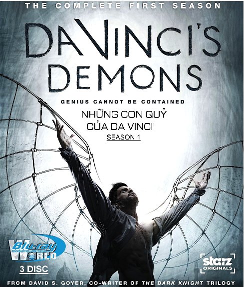 B1372. Da Vincis Demons SEASON 1 - NHỮNG CON QUỶ CỦA DA VINCI SEASON 1 2D 25G (3 DISC) (DTS-HD MA 5.1)  